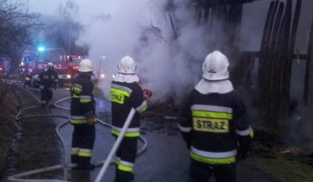 Pożar gasili strażacy z Oświęcimia, Kęt i Andrychowa