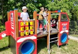 Strażacki plac zabaw pod Krakowem otwarty w Dniu Dziecka. Zorganizowała go OSP Wielmoża
