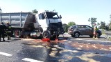Wypadek na DK1 w Czechowicach-Dziedzicach [NOWE ZDJĘCIA]