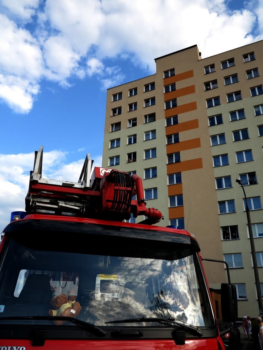 Białystok. Pożar w bloku przy Berlinga 40