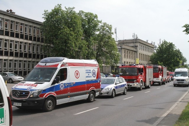 Alarm bombowy w budynku Telewizji Polskiej przy ul. Karkonoskiej