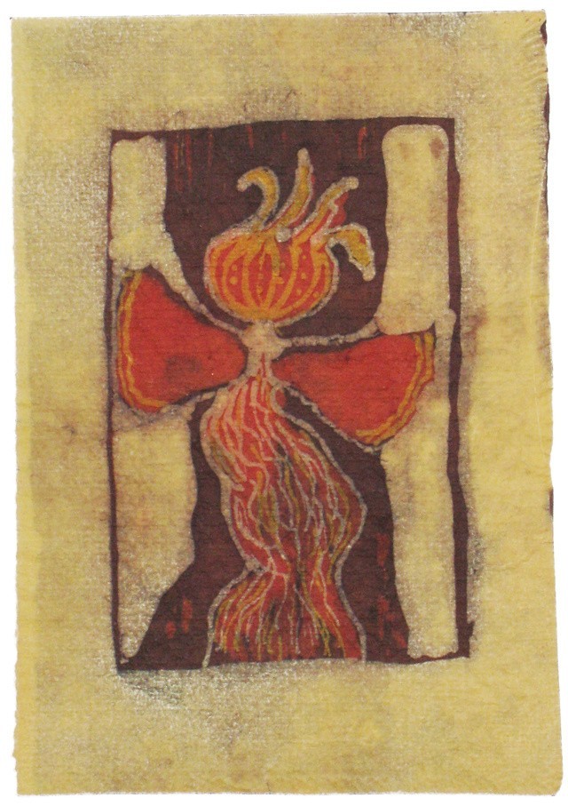Jeden z batików Liliany Andrzejczak