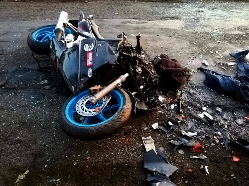 Śmiertelny wypadek z udziałem motocyklisty. Do tragedii...