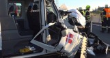 Groźny wypadek pracowników Danwoodu na niemieckiej autostradzie A9. Jedna osoba w poważnym stanie [ZDJĘCIA]