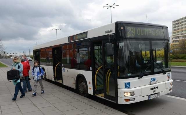 Autobus MZK nr 29 - pogotowie reporterskieSz.Lubicka