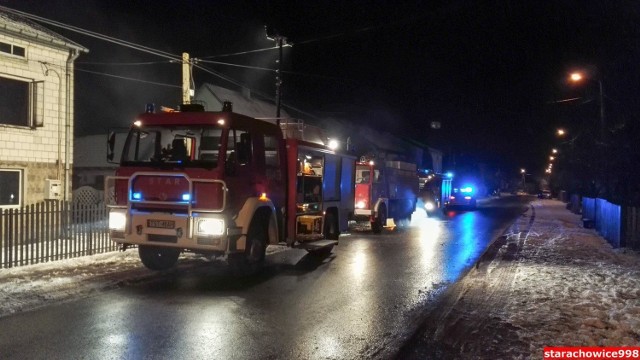 W niedzielę po południu strażacy gasili pożar w kotłowni domu w Osinach.
