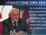 Kazimierz Czaplicki zrezygnował z funkcji szefa Krajowego Biura Wyborczego