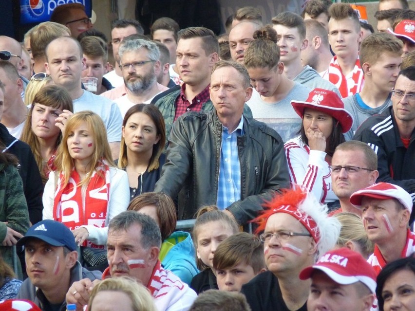 Euro 2016. Strefa kibica w Koszalinie. Mecz Polska - Ukraina