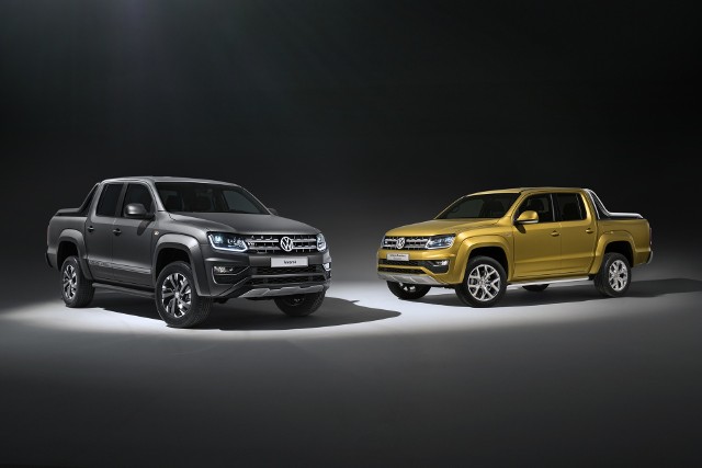 Podczas Międzynarodowej Wystawy Samochodowej (IAA) we Frankfurcie marka Volkswagen Samochody Użytkowe prezentując koncepcyjny model Amarok Aventura Exclusive z metalizowanym lakierem w kolorze Kurkuma zapowiada przyszłe auto z najmocniejszym w gamie silnikiem 3.0 TDI. We Frankfurcie będzie także prezentowany nowy model specjalny Dark Label, który wiosną 2018 roku pojawi się w sprzedaży.Fot. Volkswagen