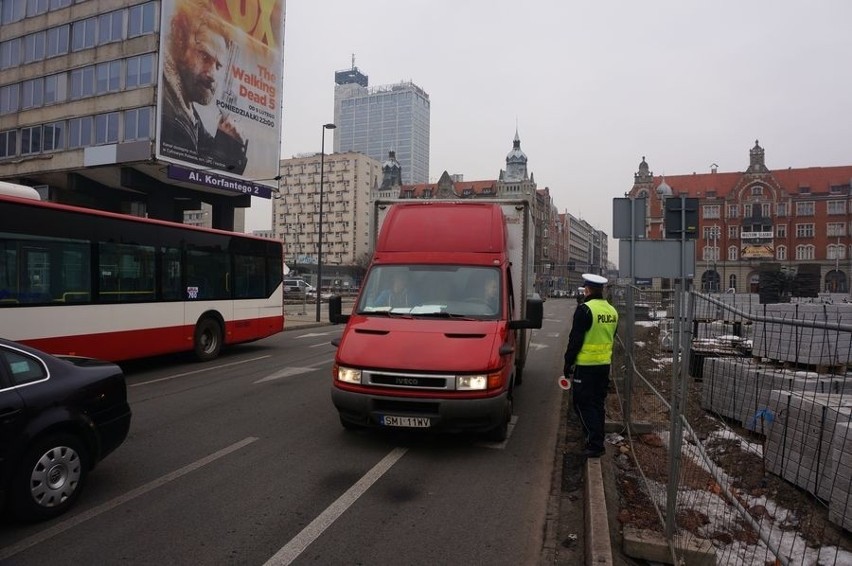 Akcja katowickiej drogówki