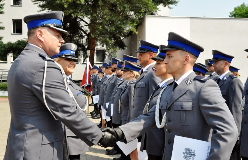 Uroczystość w Komendzie Miejskiej Policji w Lublinie. Wręczono 259 nominacji na wyższe stopnie policyjne. Zobacz zdjęcia