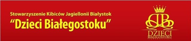 Wyjazd na mecz z GKS Bełchatów zorganizowało Stowarzyszenie Kibiców Jagiellonii Białystok "Dzieci Białegostoku".