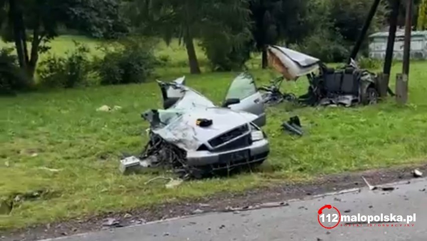 Wypadek na granicy miejscowości Piekiełko i Koszary....