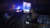Karambol pięciu samochodów na drodze w Lubieni w powiecie starachowickim. Dwie osoby ranne