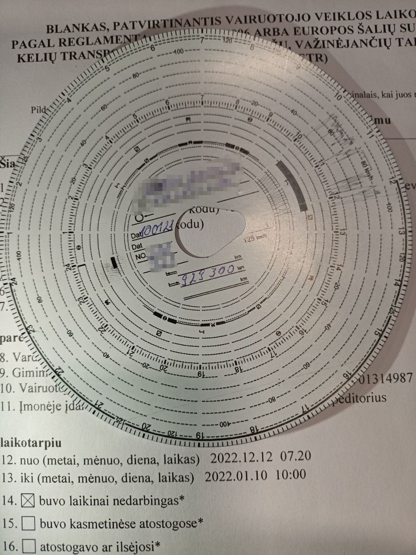 Zambrów. Kierowca ingerował w pracę tachografu. Stracił prawo jazdy, a przewoźnik zapłaci dotkliwą karę