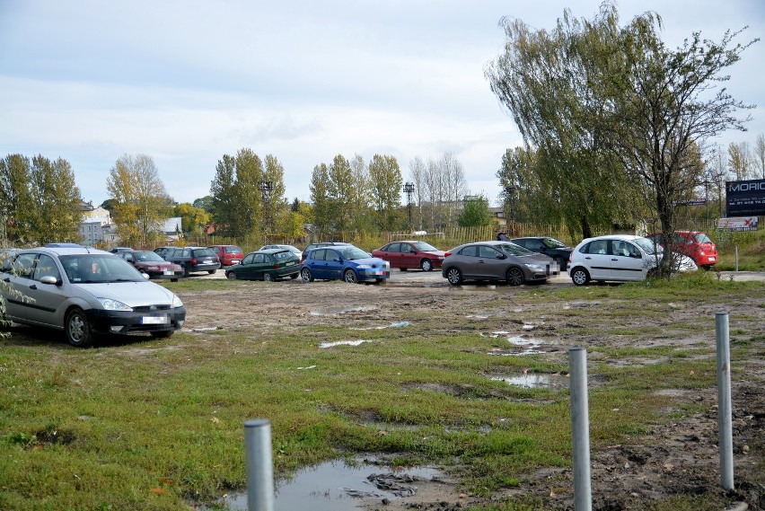 Przy parkingu na ul. Rusałka coraz częściej można zauważyć...