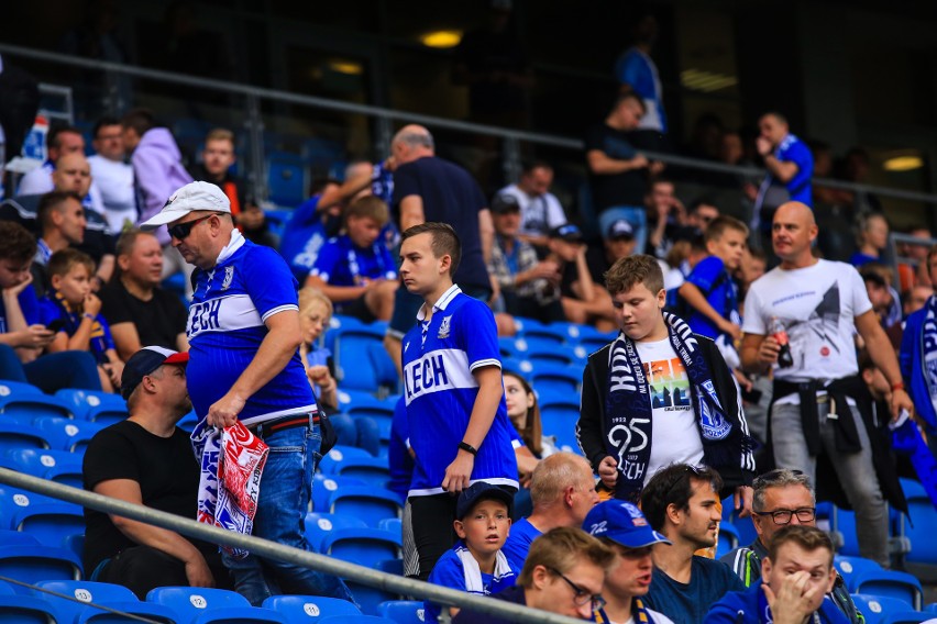 Podczas spotkania Lecha Poznań z Widzewem Łódź (2:0) na...