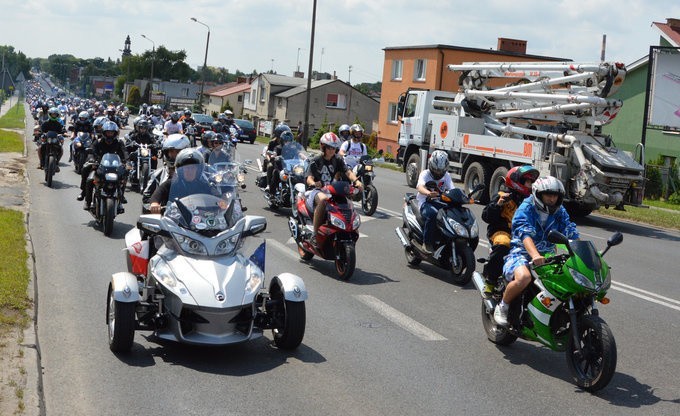 Setki motocykli na zlocie w Inowrocławiu
