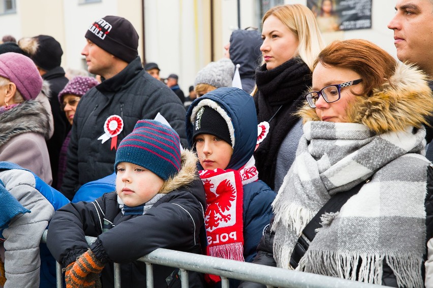 Uroczystości na Rynku Kościuszki w Święto Niepodległości