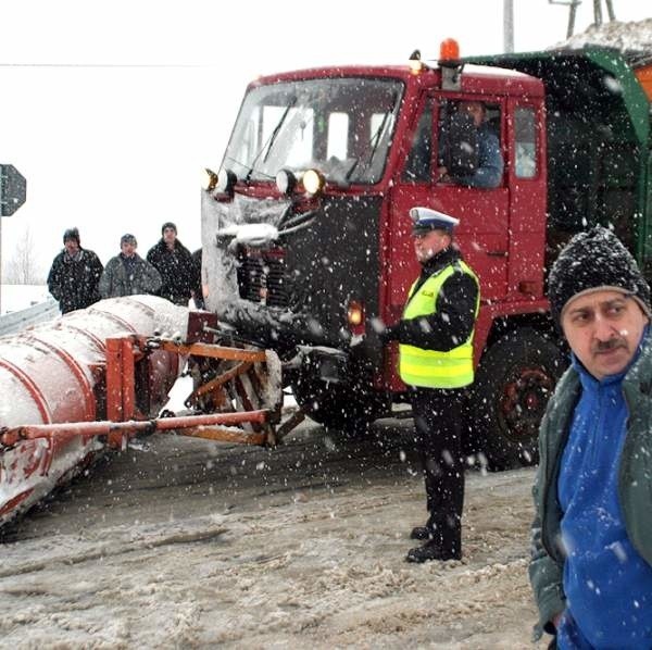 Na piaskarkę trzeba było czekać ponad półtorej godziny.