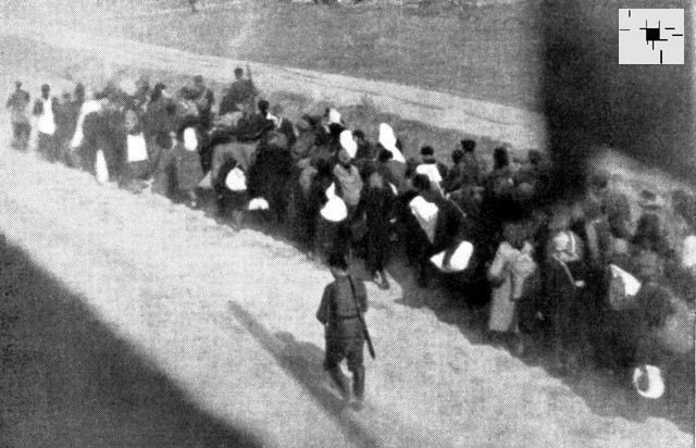 Deportacja Żydów z Chmielnika w październiku 1942 roku,...