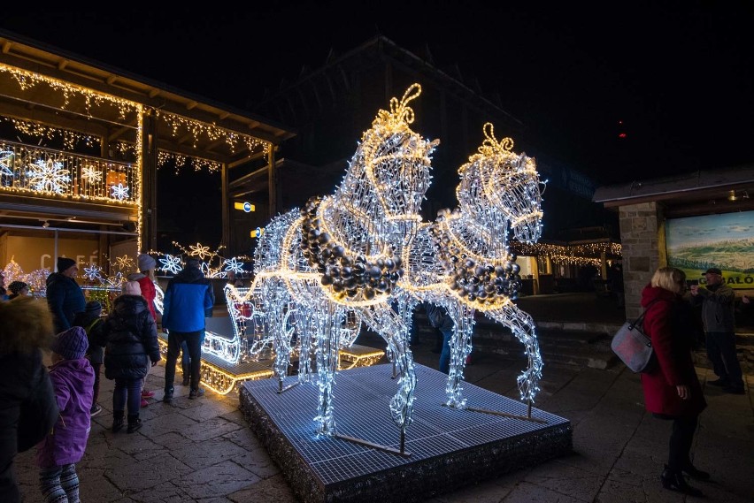 Zakopane. Kraina Światła rozbłysła na Gubałówce [ZDJĘCIA]