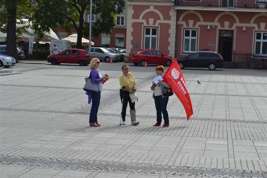 Pikieta pracowników TESCO