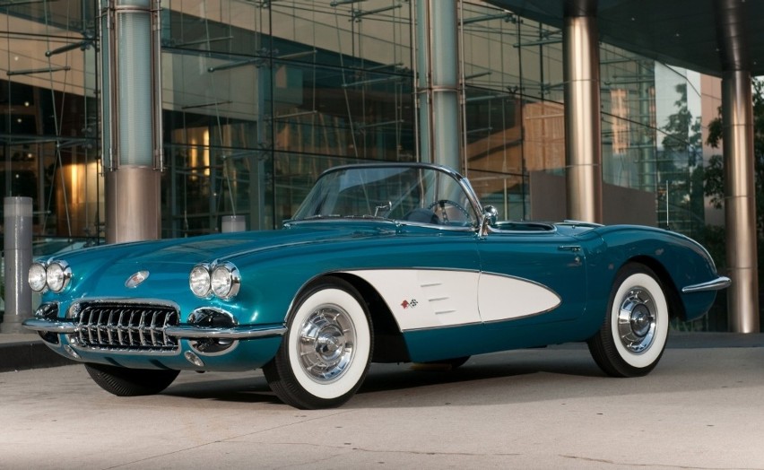 Corvette z 1958 roku należąca do Dana Akersona, dyrektora...