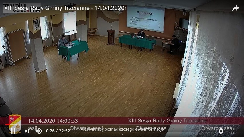 Korespondencyjna sesja rady gminy Trzcianne. Radni oddali głosy kopertowo. Opozycja z klubu Aktywni zbojkotowała taki sposób obrad