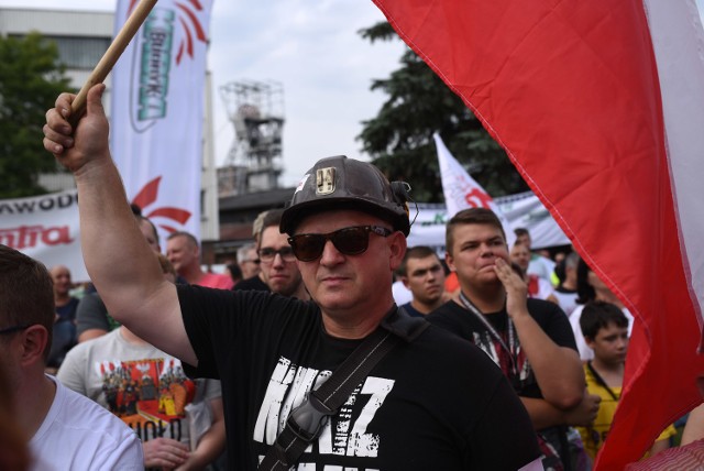Na początku września pod kopalnią Makoszowy odbył się pokojowy wiec poparcia dla tego zakładu