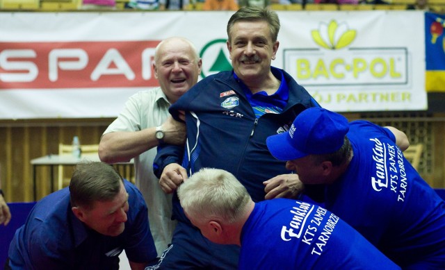 Trener Zbigniew Nęcek miał olbrzymie powody do zadowolenia.