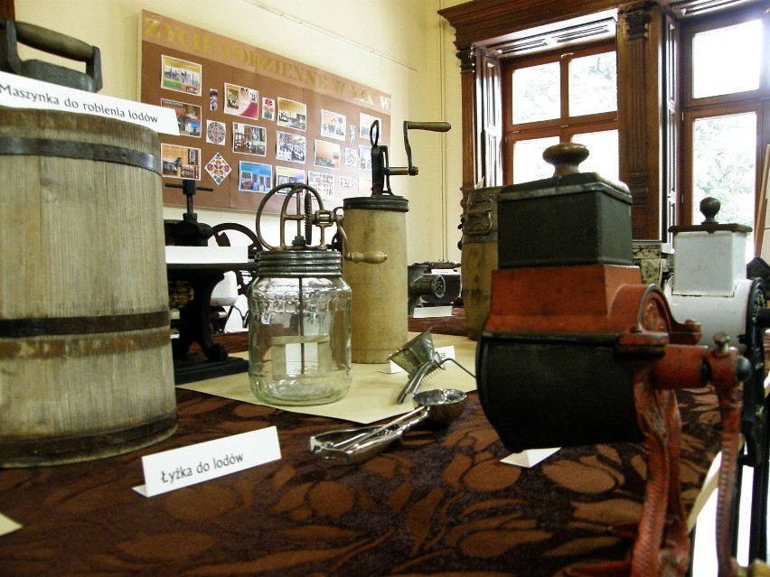 Wystawa urządzeń korbowych w Kluczkowicach
