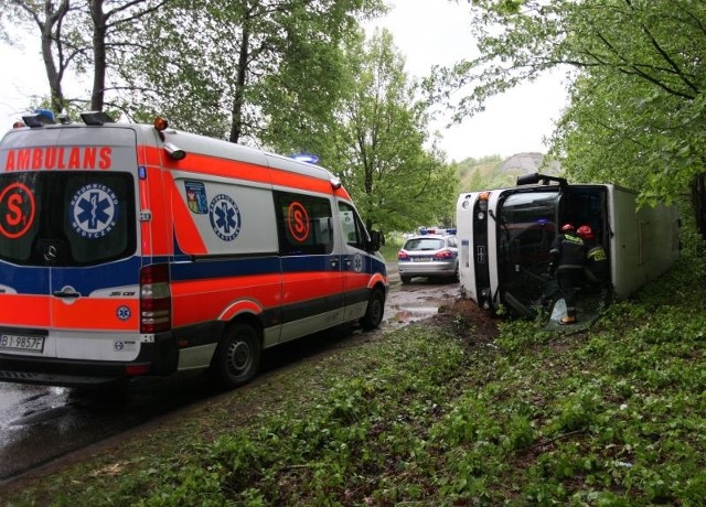 Wypadek autokaru w Sowlanach