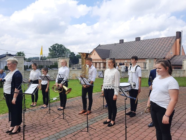Dziecięco Młodzieżowa Orkiestra Dęta z Klwowa wróciła do prób w całym składzie.