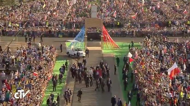 Papież Franciszek w Brzegach