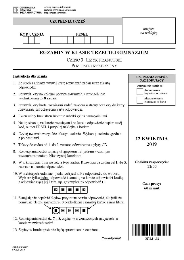 Zobacz arkusze i odpowiedzi na kolejnym slajdzie --->