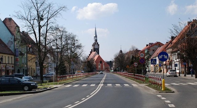 Rynek w Niemodlinie.