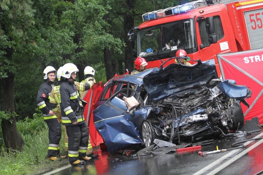 Miejsce tragicznego wypadku, do którego doszło 3 lipca