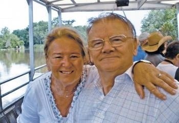 Profesor Jacek Sieradzki wraz z żoną Barbarą Fot. archiwum rodzinne