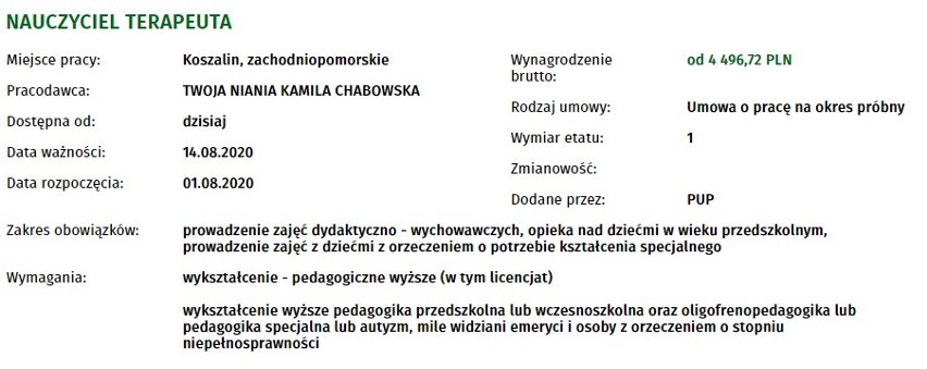 50 nowych ofert pracy w Koszalinie i okolicach. Sprawdź!