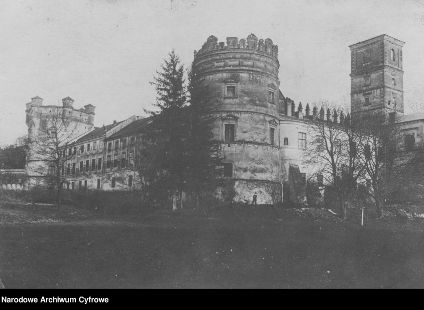 Zamek w Krasiczynie w okresie międzywojennym.