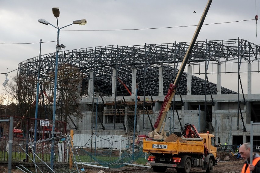 Stadion Pogoni - stan prac 15-17 listopada 2020.