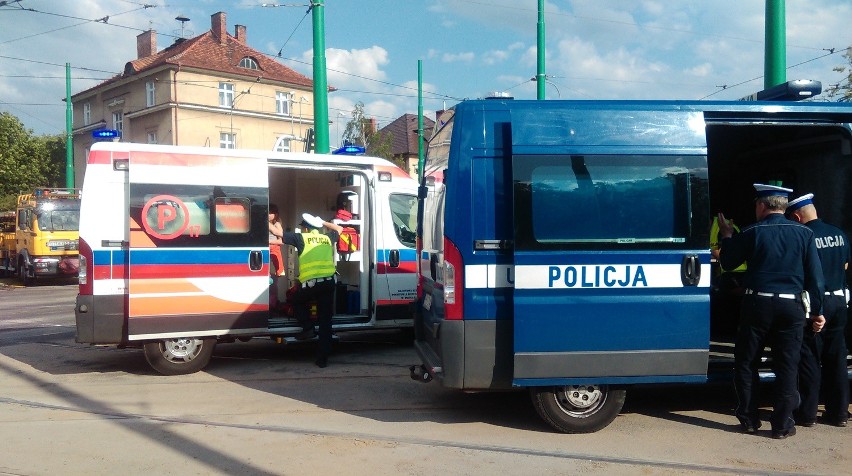 Wypadek w Poznaniu: Na rondzie Jeziorańskiego zderzyły się...