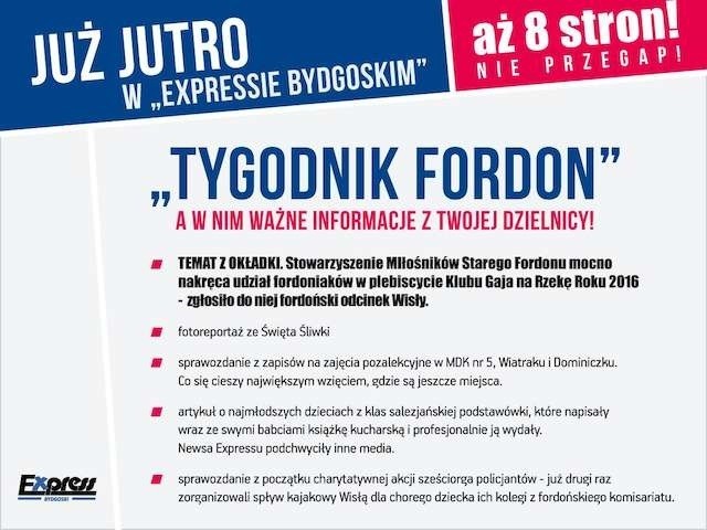 Osiem stron dodatku Express Fordon. Znajdziesz go w dzisiejszej gazecie!