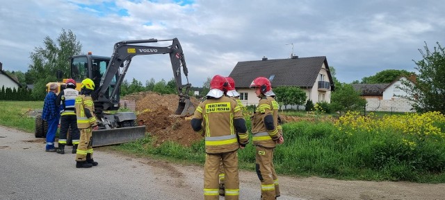 Do groźnej awarii doszło przy ul Owocowej w Santocku