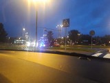 Zderzenie samochodów osobowych na rondzie Mohyły w Lublinie