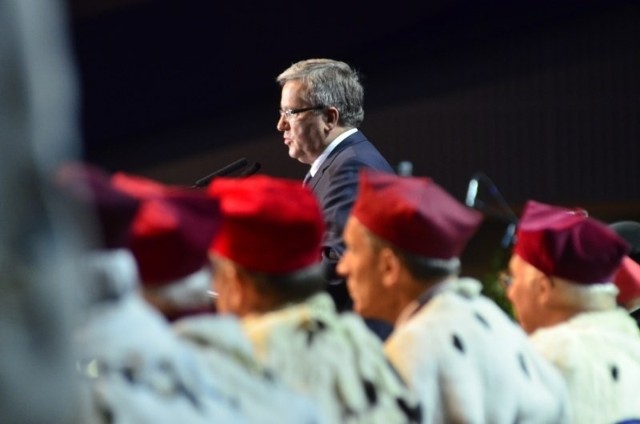 Prezydent RP Bronisław Komorowski był gościem wspólnej inauguracji nowego roku akademickiego w Poznaniu.