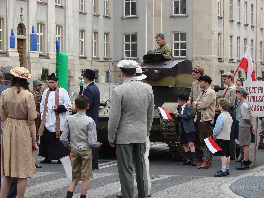 W Katowicach filmowcy kręcą "Szczęście świata". Nowy film z Agatą Kuleszą [NOWE ZDJĘCIA]