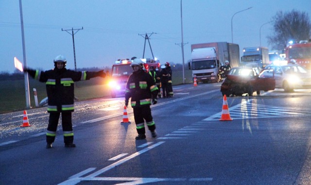 Wypadek na drodze Wrocław - Środa Śląska. Zdjęcie ilustracyjne