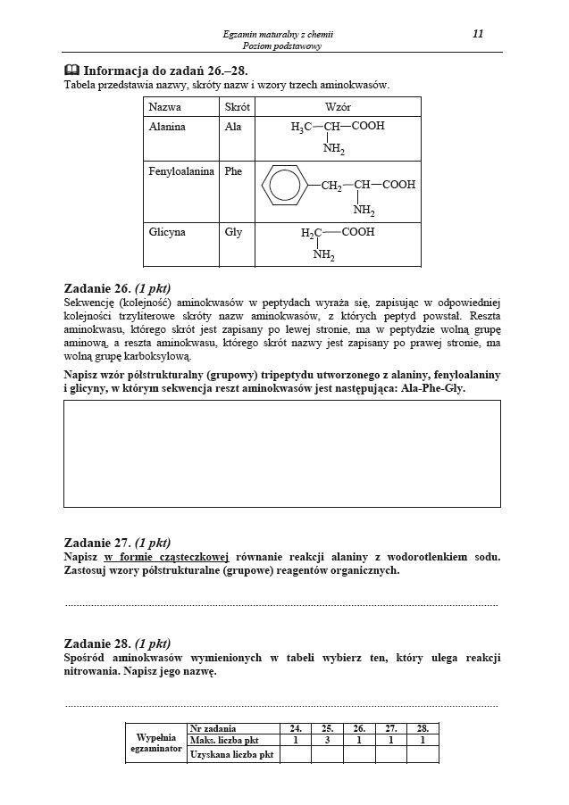 Matura 2014 chemia podstawowa i rozszerzona. Co było? (ODPOWIEDZI, PYTANIA, ZADANIA, ARKUSZ CKE)